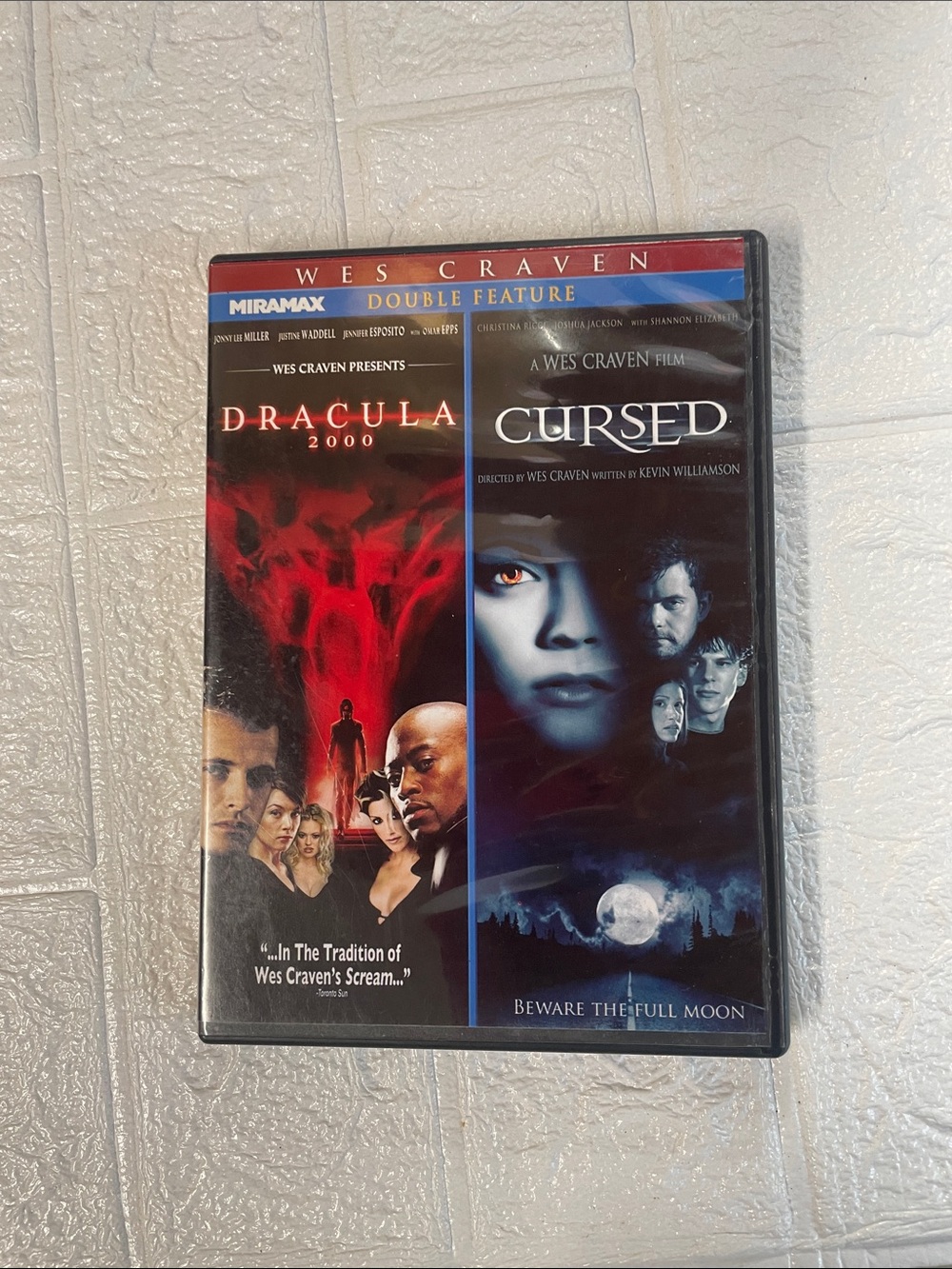 Wes Craven Double Feature: Dracula 2000 / Cursed DVD